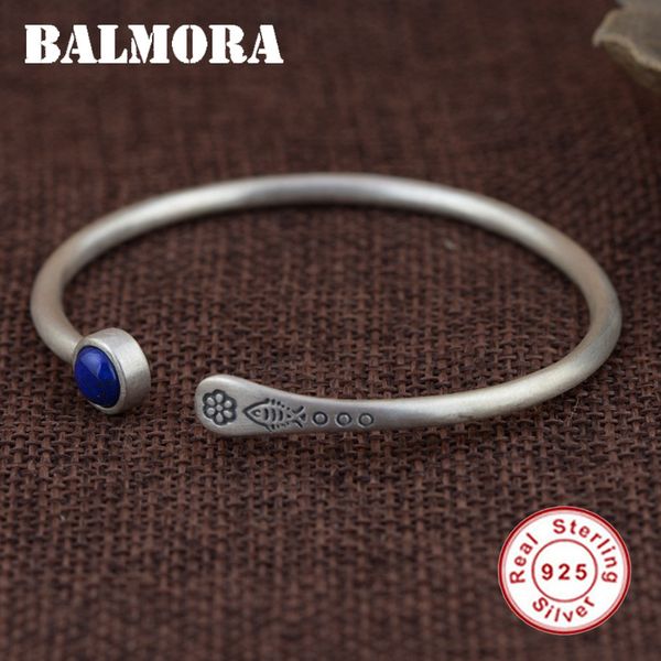 balmora solid 925 sterling silver vintage lapis lazuli open bangles for women girl gift silver cute jewelry accessories sy50328 q1201, Black
balmora solid 925 sterling silver vintage lapis lazuli open bangles for women girl gift silver cute jewelry accessories sy50328 q1201, Black