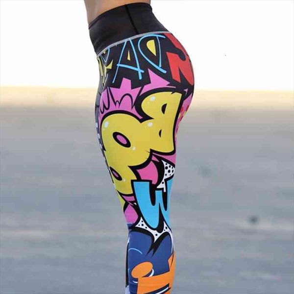 women leggings digital printing workout leggings high waist ankle-length push up slim mujer fitness feminina, Black
women leggings digital printing workout leggings high waist ankle-length push up slim mujer fitness feminina, Black