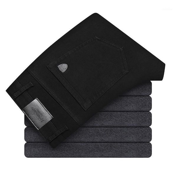 winter new men's stretch brand jeans business casual plus velvet thick warm denim trousers fashion loose straight black pants1, Blue
winter new men's stretch brand jeans business casual plus velvet thick warm denim trousers fashion loose straight black pants1, Blue