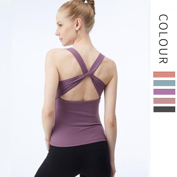 yoga outfits woman cross beauty back vest with chest pad gather fashion running sports training fitness crop workout shirt1, White;red
yoga outfits woman cross beauty back vest with chest pad gather fashion running sports training fitness crop workout shirt1, White;red
