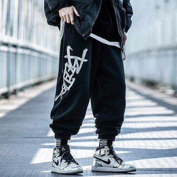 sports pants more male qiu dong with velvet trousers loose hip-hop popular logo feet pants embroidery beam foot trousers, Black
sports pants more male qiu dong with velvet trousers loose hip-hop popular logo feet pants embroidery beam foot trousers, Black