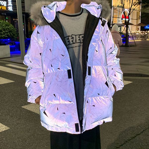 2021 new winter loose cotton boys street fashion lovely reflective hip-hop jacket heavy to wind-proof clothes parka men limited time 2mo3, Black
2021 new winter loose cotton boys street fashion lovely reflective hip-hop jacket heavy to wind-proof clothes parka men limited time 2mo3, Black