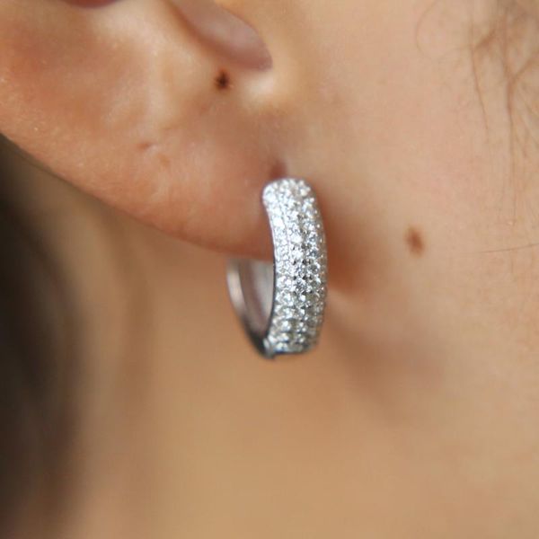 hoop & huggie earrings trendy women jewelry 3 colors with 4 row cubic zirconia classic small round ear earring, Golden;silver
hoop & huggie earrings trendy women jewelry 3 colors with 4 row cubic zirconia classic small round ear earring, Golden;silver