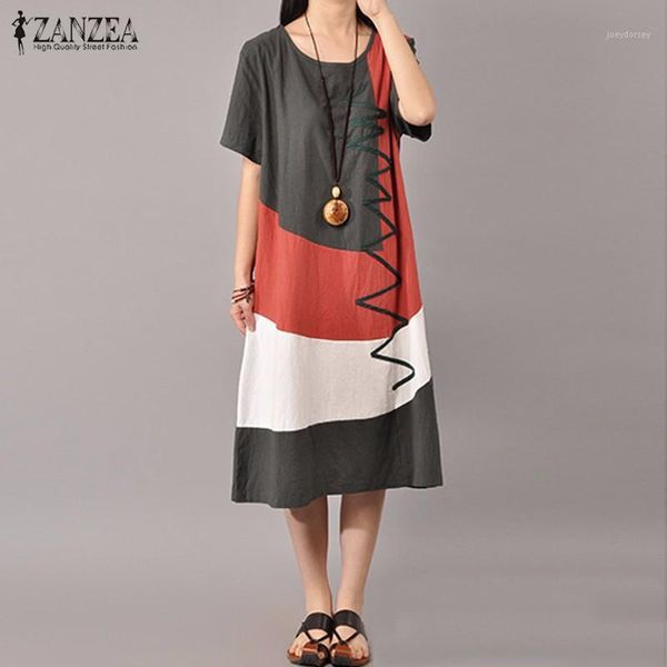 wholesale- zanzea women dress 2016 summer ladies short sleeve vintage splice casual loose dresses vestidos plus size1, White;black
wholesale- zanzea women dress 2016 summer ladies short sleeve vintage splice casual loose dresses vestidos plus size1, White;black