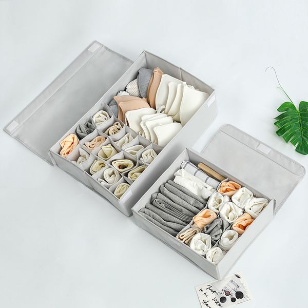 thick washable oxford cloth underwear storage box with lid underwear socks bra finishing box dormitory storage box
thick washable oxford cloth underwear storage box with lid underwear socks bra finishing box dormitory storage box