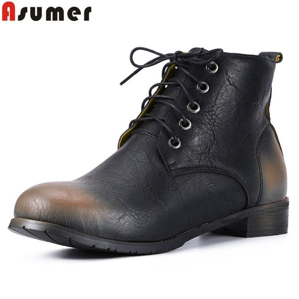 asumer plus размер 36-48 мода boots boots для женщин круглый носок кружев с низкими каблуками дамы prop boots повседневная осень зима, Black
asumer plus размер 36-48 мода boots boots для женщин круглый носок кружев с низкими каблуками дамы prop boots повседневная осень зима, Black