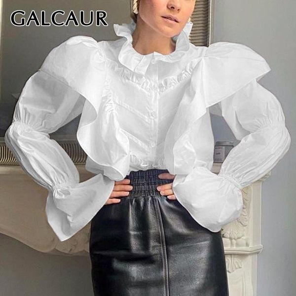 galcaur streetwea blouses для женщин стойки воротник бабочка с длинным рукавом лоскутные оборки desigenr свободные рубашки женские 2020, White
galcaur streetwea blouses для женщин стойки воротник бабочка с длинным рукавом лоскутные оборки desigenr свободные рубашки женские 2020, White