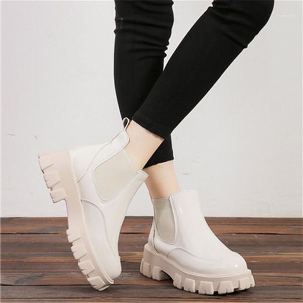 2020 spring boots women motorcycle ankle boots wedges female shoes platforms black beige leather rubber shoes woman botas mujer1
2020 spring boots women motorcycle ankle boots wedges female shoes platforms black beige leather rubber shoes woman botas mujer1