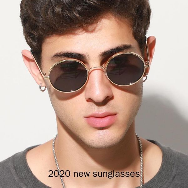 sunglasses vintage punk men fashion round gothic square sun glasses 2021 black brown circle shades for women nx, White;black
sunglasses vintage punk men fashion round gothic square sun glasses 2021 black brown circle shades for women nx, White;black