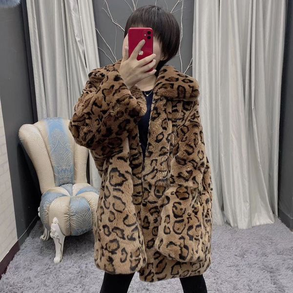 natural long medium jacket loose big leopard coat rex rabbit outerwear female real skin lwnf, Black
natural long medium jacket loose big leopard coat rex rabbit outerwear female real skin lwnf, Black