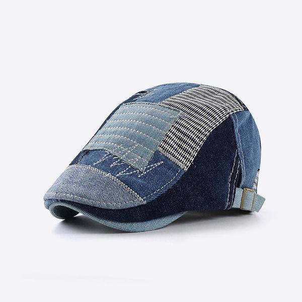 denim patch ivy hat women fashion beret men big size pure cotton newsboy cap 56-60cm, Blue;gray
denim patch ivy hat women fashion beret men big size pure cotton newsboy cap 56-60cm, Blue;gray