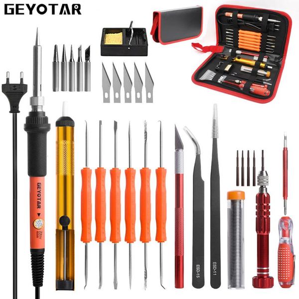 hand & power tool accessories geyotar eu plug 220v 60w electric soldering iron kit screwdriver tweezers tin wire desoldering pump knife weld
hand & power tool accessories geyotar eu plug 220v 60w electric soldering iron kit screwdriver tweezers tin wire desoldering pump knife weld