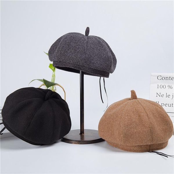 chapeau femme beret autumn and winter woolen painter hat solid color wild sombrero de mujer boina hombre casquette czapka zimowa, Blue;gray
chapeau femme beret autumn and winter woolen painter hat solid color wild sombrero de mujer boina hombre casquette czapka zimowa, Blue;gray