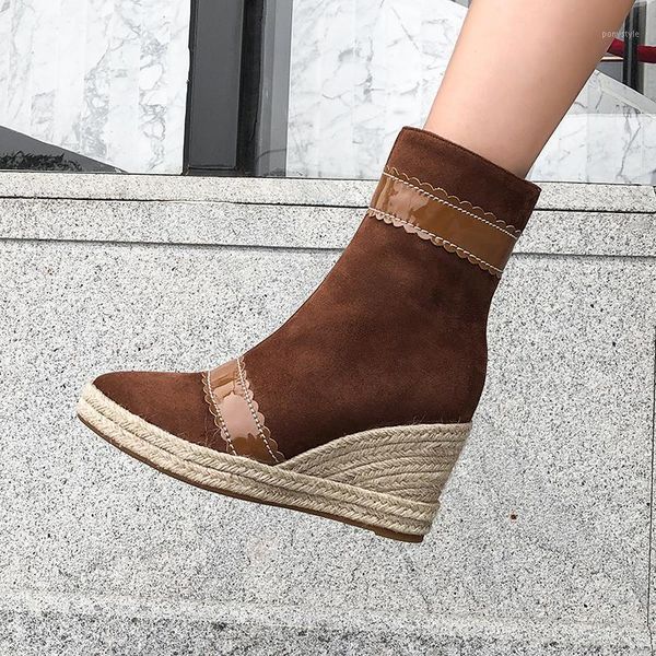 boots 2021 wedgesn ankle woman high heels warm autumn winter office ladies dress shoes large size 34-431, Black
boots 2021 wedgesn ankle woman high heels warm autumn winter office ladies dress shoes large size 34-431, Black