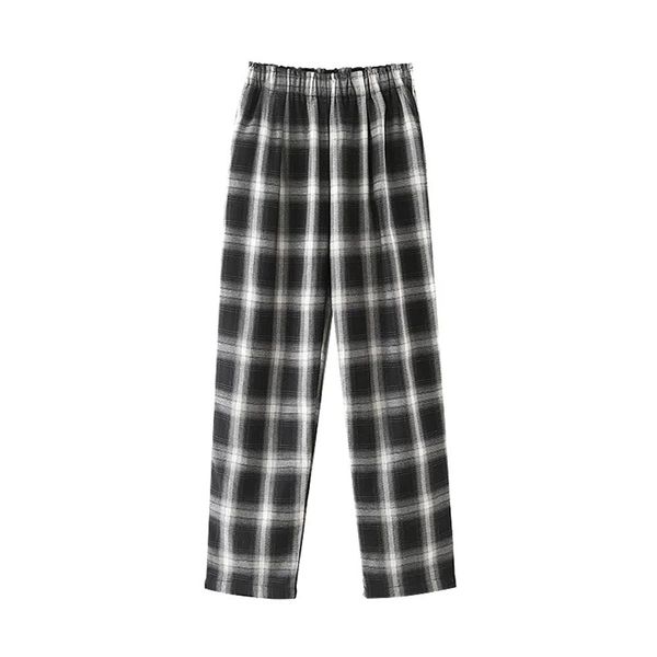2021 trousers women fashion black white plaid elastic high waist casual female harem pants spring and autumn new style
2021 trousers women fashion black white plaid elastic high waist casual female harem pants spring and autumn new style