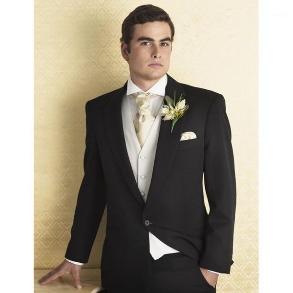 3 pieces wedding suits for men white vest men tuxedos 2020 notched lapel groom black wedding suits (jacket+pants+vest)1, White;black
3 pieces wedding suits for men white vest men tuxedos 2020 notched lapel groom black wedding suits (jacket+pants+vest)1, White;black