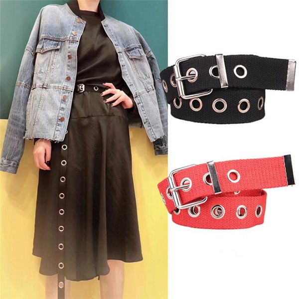 long personality design casual ring black metal belt female students jean canvas waist belts tide silver pin buckle men lady, Black;brown
long personality design casual ring black metal belt female students jean canvas waist belts tide silver pin buckle men lady, Black;brown