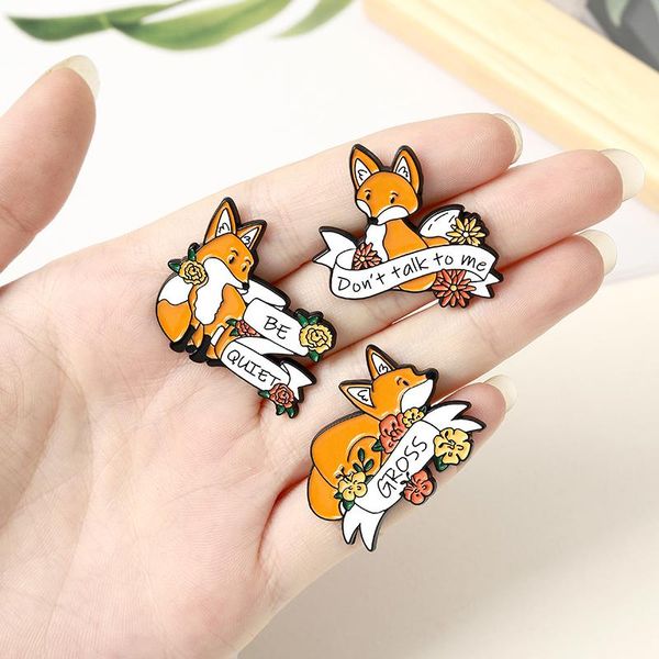 don't talk to me cute enamel needle flowers cruel animals brooch clothes lapel backpack pin badge jewelry gifts for friends, Gray
don't talk to me cute enamel needle flowers cruel animals brooch clothes lapel backpack pin badge jewelry gifts for friends, Gray
