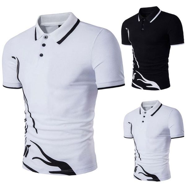 men's casual shirts shirt slim sports short sleeve solid color deer embroidery tee m808, White;black
men's casual shirts shirt slim sports short sleeve solid color deer embroidery tee m808, White;black