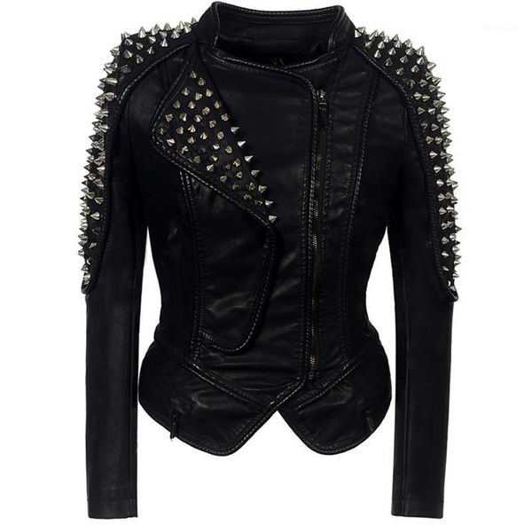 punk rivet faux leather pu jacket women fashion rose winter autumnmotorcycle jacket black faux leather coat outwear punk female1
punk rivet faux leather pu jacket women fashion rose winter autumnmotorcycle jacket black faux leather coat outwear punk female1
