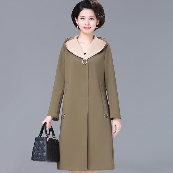 2021 new spring autumn windbreaker women mid-long large size 4xl elegant temperament cardigan female middle elderly hoodied trench coat 2ymh, Black;brown
2021 new spring autumn windbreaker women mid-long large size 4xl elegant temperament cardigan female middle elderly hoodied trench coat 2ymh, Black;brown
