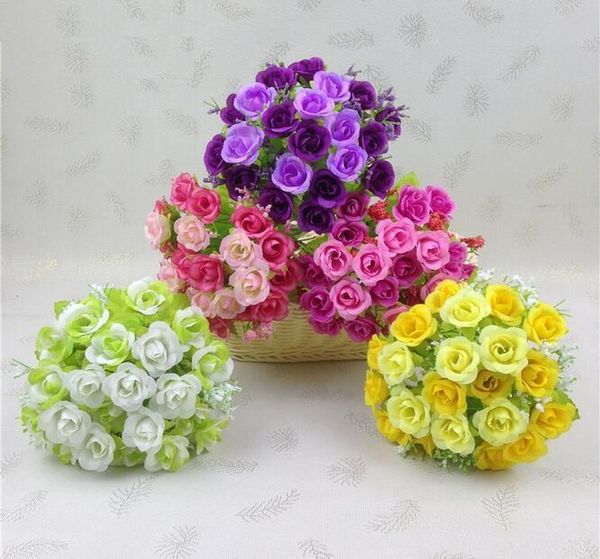 10 bouquets one bouquet 21 rose buds artificial stamen flowers leaf for wedding home bridal bouquet decoration
10 bouquets one bouquet 21 rose buds artificial stamen flowers leaf for wedding home bridal bouquet decoration