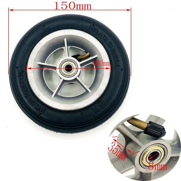 6x1 1/4 wheels 150mm 6 inch pneumatic tire inner tube with 4 inch aluminum rims for gas electric scooters e-bike a-folding bike1
6x1 1/4 wheels 150mm 6 inch pneumatic tire inner tube with 4 inch aluminum rims for gas electric scooters e-bike a-folding bike1
