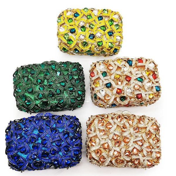 evening bags high-end blue/green big rhinestone clutch bag designer 7 colors diamond gemstone purse chain shoulder handbag
evening bags high-end blue/green big rhinestone clutch bag designer 7 colors diamond gemstone purse chain shoulder handbag
