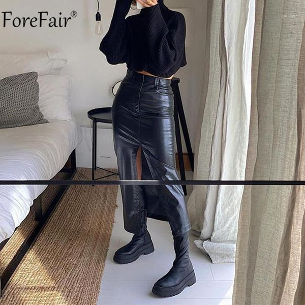 forefair 2020 autumn black women faux leather skirt pu split party club skinny skirts long winter high waist pencil ladies1
forefair 2020 autumn black women faux leather skirt pu split party club skinny skirts long winter high waist pencil ladies1