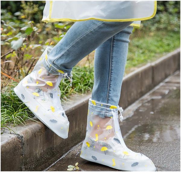 1 pair of waterproof shoe covers ladies pvc sile non-slip wear-resistant rain boots rainproof thickened shoe covers sqcpft
1 pair of waterproof shoe covers ladies pvc sile non-slip wear-resistant rain boots rainproof thickened shoe covers sqcpft