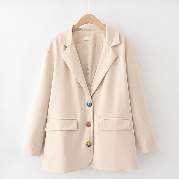 beige black large-sized blazers colour buttons with low-necked v elegant ladies officewear outerwear cqve, White;black
beige black large-sized blazers colour buttons with low-necked v elegant ladies officewear outerwear cqve, White;black
