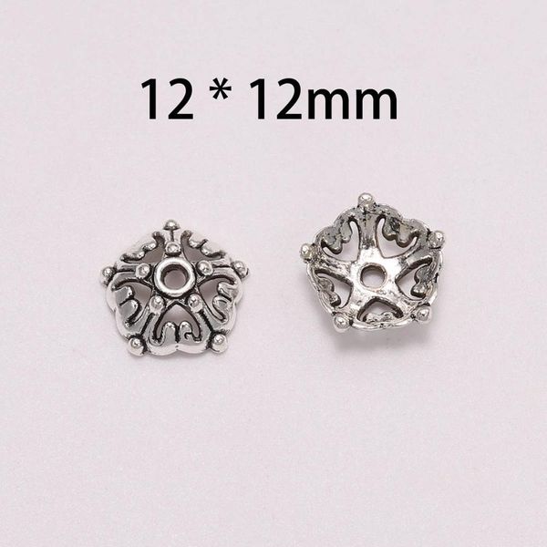 20pcs lot 12mm five pointed star flower loose sparer torus end bead caps for diy jewelry making finding earrings h jllthc, Silver
20pcs lot 12mm five pointed star flower loose sparer torus end bead caps for diy jewelry making finding earrings h jllthc, Silver
