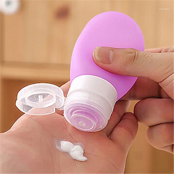 storage bottles & jars wholesale- 1pcs empty silicone travel packing press bottle for lotion shampoo bath container1
storage bottles & jars wholesale- 1pcs empty silicone travel packing press bottle for lotion shampoo bath container1