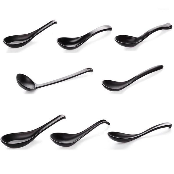 soup spoon black matte ladle spoon plastic japanese style melamine tableware anti-fall tortoise shell shaped kitchen tools1
soup spoon black matte ladle spoon plastic japanese style melamine tableware anti-fall tortoise shell shaped kitchen tools1