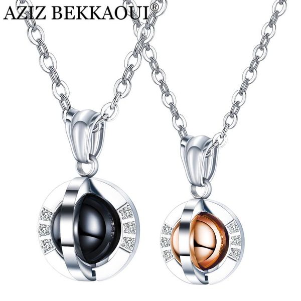 pendant necklaces aziz bekkaoui stainless steel rotatable ball christmas gift for couple engagement valentines day birthday, Silver
pendant necklaces aziz bekkaoui stainless steel rotatable ball christmas gift for couple engagement valentines day birthday, Silver
