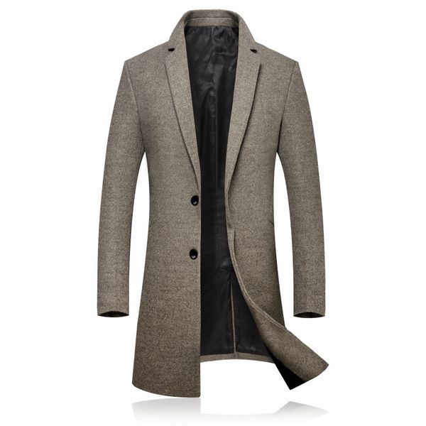 clothes autumn men's new british winter wind wool coat of men long solid color thin section english jacket style tm78, Black;brown
clothes autumn men's new british winter wind wool coat of men long solid color thin section english jacket style tm78, Black;brown