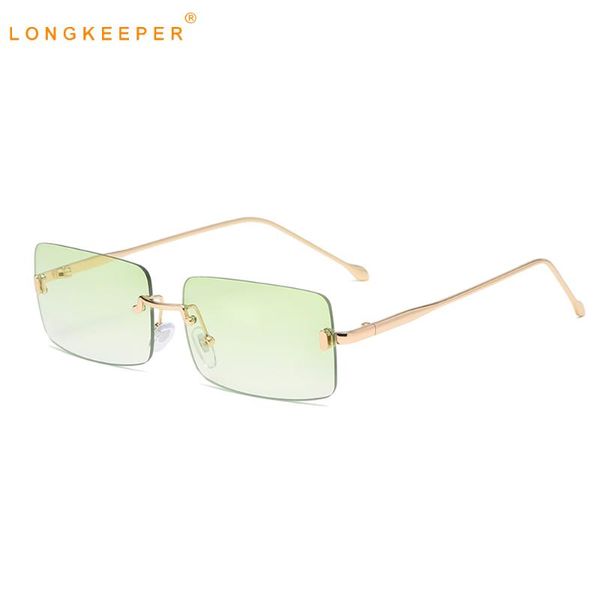 sunglasses longkeeper small rectangle women rimless square sun glasses men retro metal green eyewear gafas de sol, White;black
sunglasses longkeeper small rectangle women rimless square sun glasses men retro metal green eyewear gafas de sol, White;black