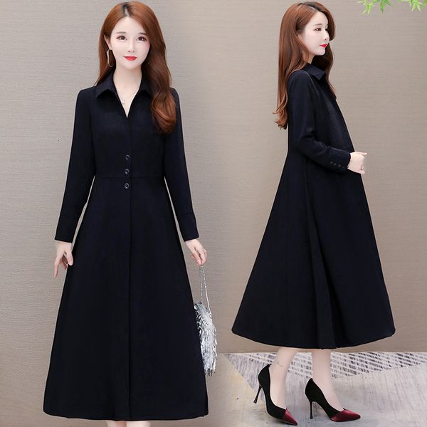 2021 new new fashion temperament trench coat for long woman on the knee qwex, Tan;black
2021 new new fashion temperament trench coat for long woman on the knee qwex, Tan;black