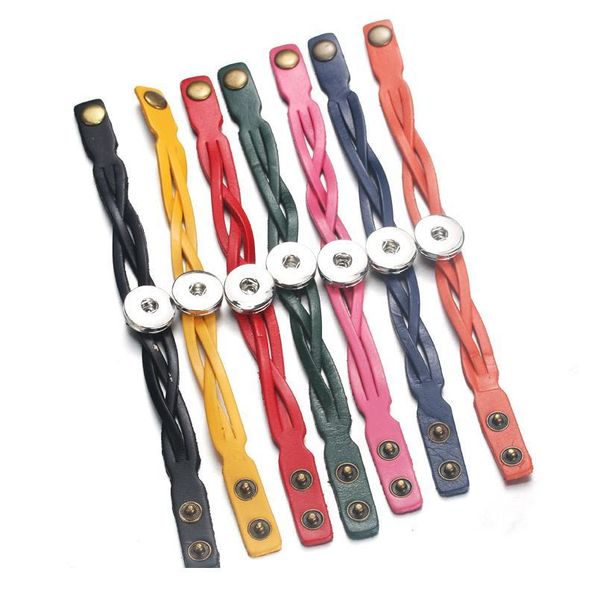 fashion new simple 7-colors snap bracelet leather bracelet fit 18mm snap button bracelet women jewelry snap button bbyrta, Golden;silver
fashion new simple 7-colors snap bracelet leather bracelet fit 18mm snap button bracelet women jewelry snap button bbyrta, Golden;silver
