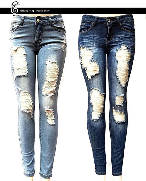 2020 jeans women fashion high waist woman pants casual elasticised waist jean female washed denim skinny bodycon hole trousers y1214, Blue
2020 jeans women fashion high waist woman pants casual elasticised waist jean female washed denim skinny bodycon hole trousers y1214, Blue
