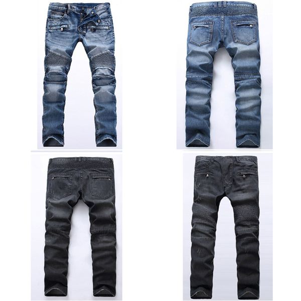 20ss jeans for men design jeans moto zipper fly hole biker rock revival patchwork sweatpants cargo pants, Blue
20ss jeans for men design jeans moto zipper fly hole biker rock revival patchwork sweatpants cargo pants, Blue
