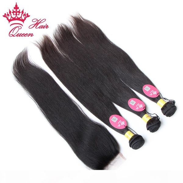queen hair 100% unprocessed peruvian virgin hair straight 4pcs lot, 1pc lace closure & 3pcs hair, by dhl, Black
queen hair 100% unprocessed peruvian virgin hair straight 4pcs lot, 1pc lace closure & 3pcs hair, by dhl, Black
