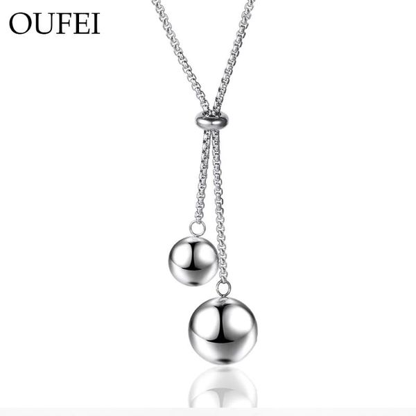 oufei stainless steel pendant long necklace women bohemian ball necklace women fashion accessories wholesale, Silver
oufei stainless steel pendant long necklace women bohemian ball necklace women fashion accessories wholesale, Silver