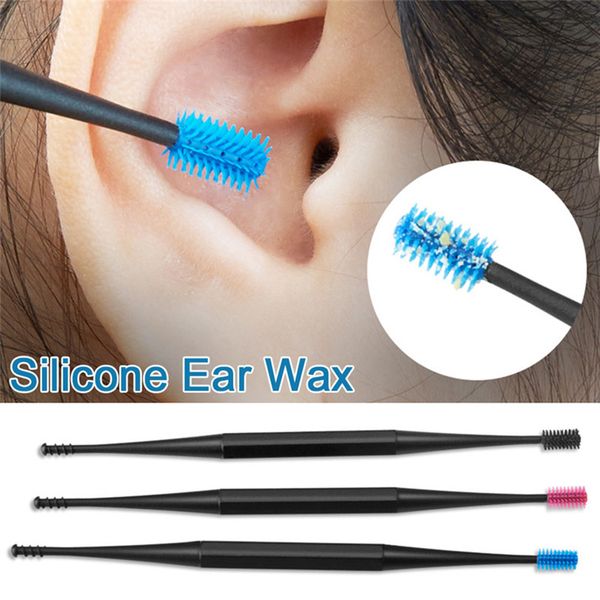 1pc soft silicone ear pick double-ended earpick curette remover ear cleaner spoon spiral ear clean tool spiral design
1pc soft silicone ear pick double-ended earpick curette remover ear cleaner spoon spiral ear clean tool spiral design