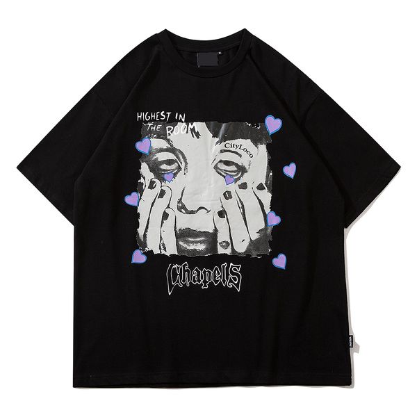 dark icon print streetwear hip hop t-shirt men women crew neck loose men's tshirts male top, White;black
dark icon print streetwear hip hop t-shirt men women crew neck loose men's tshirts male top, White;black