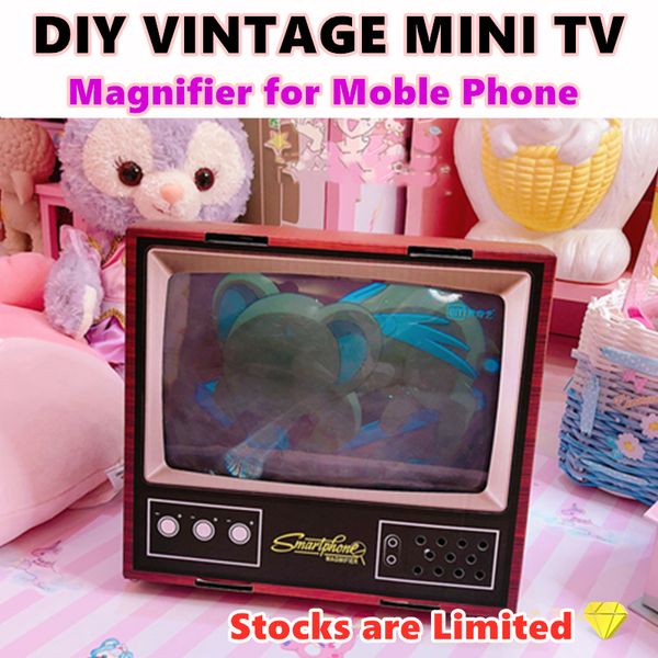 vintage tv diy folded cardboard decoration phone magnifier deskprojector screen magnifier creative toy gift /trip ,party q0115
vintage tv diy folded cardboard decoration phone magnifier deskprojector screen magnifier creative toy gift /trip ,party q0115