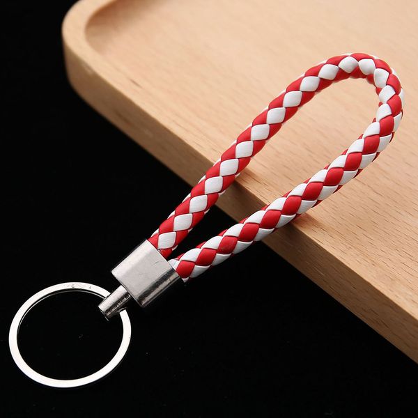 price pu leather braided woven rope keychain 2020wholesale diy bag pendant chain holder car keyring men women key ring, Silver
price pu leather braided woven rope keychain 2020wholesale diy bag pendant chain holder car keyring men women key ring, Silver