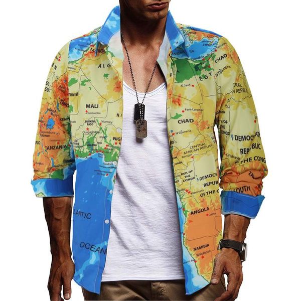 men's casual shirts shirt summer fashion print map edition long sleeve slim cotton size 3xl, White;black
men's casual shirts shirt summer fashion print map edition long sleeve slim cotton size 3xl, White;black