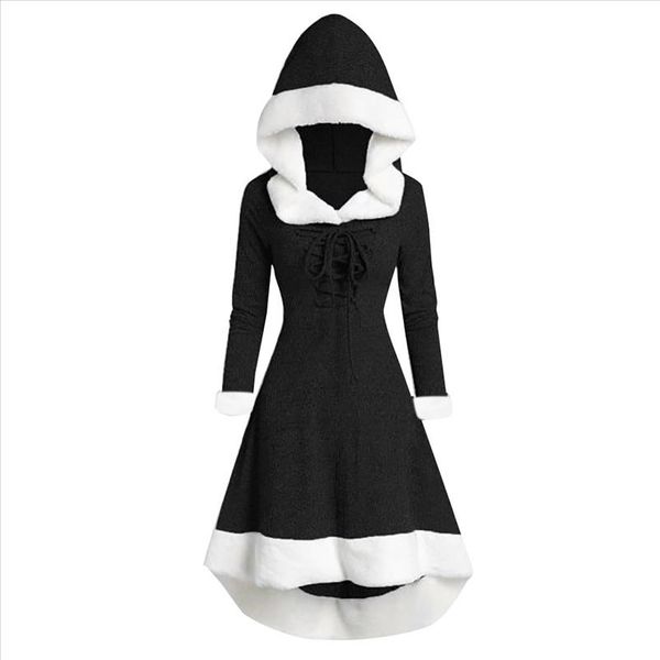 ropa mujer christmas dress womens winter fashion long sleeve patchwork hooded vintage dress party dress roupa feminina l20, Black;gray
ropa mujer christmas dress womens winter fashion long sleeve patchwork hooded vintage dress party dress roupa feminina l20, Black;gray