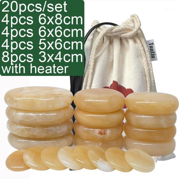 20pcs/setstone new tontin yellow jade body massage stone beauty salon spa tool heating bag health care massage set1
20pcs/setstone new tontin yellow jade body massage stone beauty salon spa tool heating bag health care massage set1